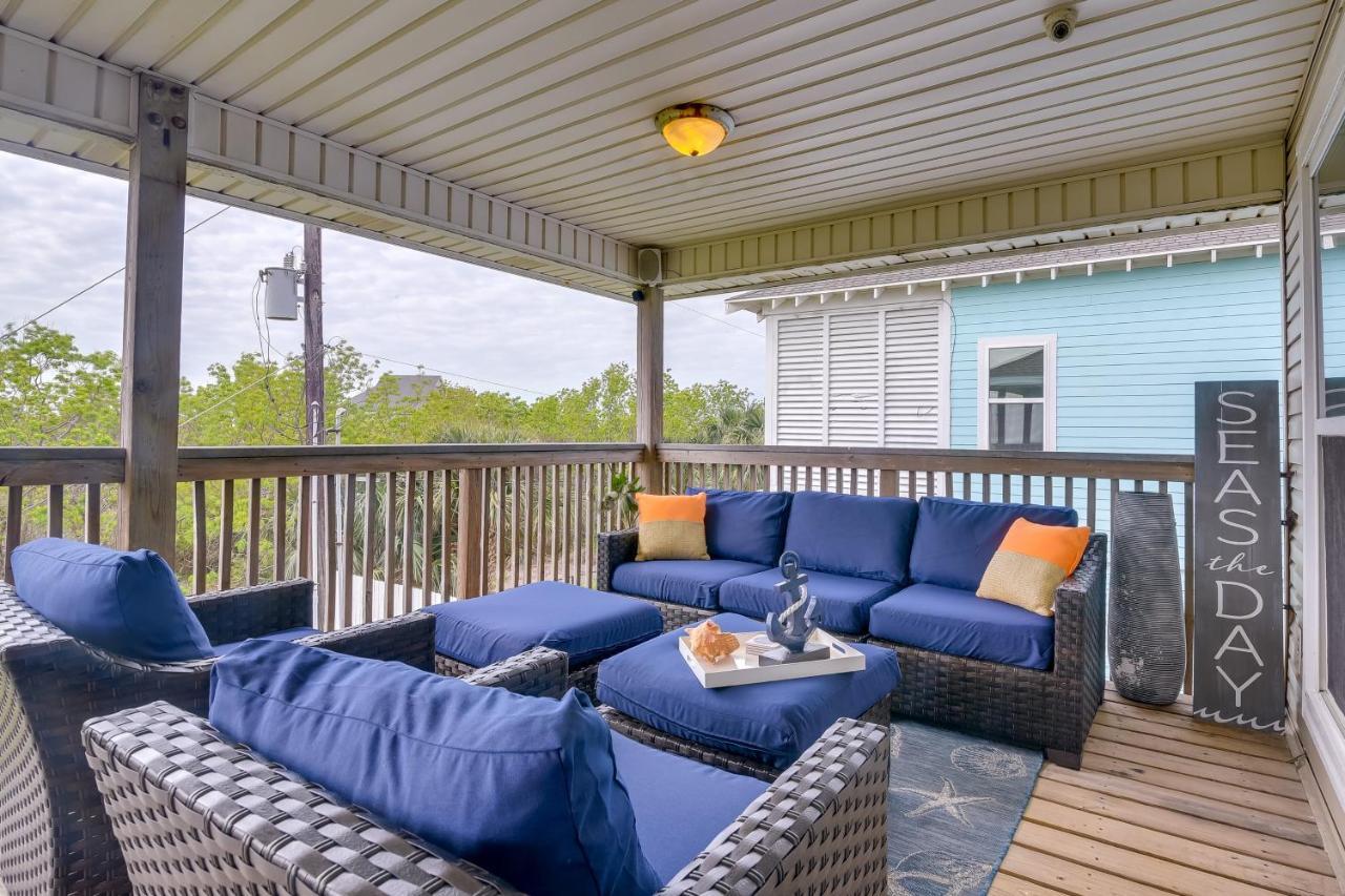 Вилла Galveston Escape With Entertainment Patio And Deck! Экстерьер фото